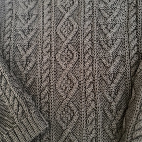 CHAPS ASPEN TERRAIN BROWN TURTLENECK SWEATER SIZE WOMEN'S XL - Picture 3 of 5